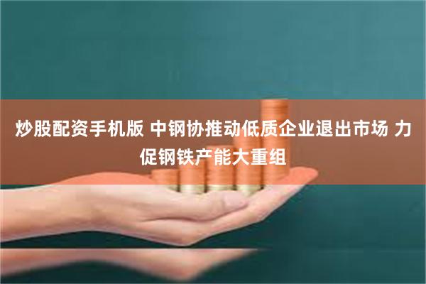 炒股配资手机版 中钢协推动低质企业退出市场 力促钢铁产能大重组