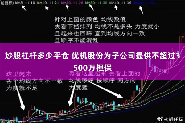 炒股杠杆多少平仓 优机股份为子公司提供不超过3500万担保
